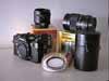 Konica FP-1 Program + 28mm
f/2.8 lens, 135mm f/2.8 lens, & 55mm 1A Skylight
filter